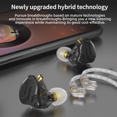 KZ ZS10 PRO X in Ear Monitor,4BA+1DD 5 Drivers IEM Earphones HiFi in Ear Head... - 第 6/9 張圖片