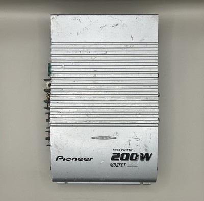 Pioneer 200W Max Power Amplifier Mosfet Power Supply GM-X362 Bridgeable Amp 2 Ch