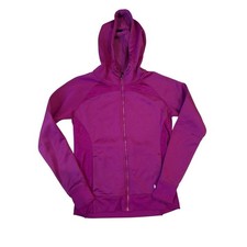 Under Armour Coldgear Purple Zip Hoodie Women's M Athletic Full Zip Magenta