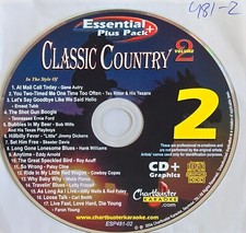 481-2    CLASSIC COUNTRY   1 DISC CHARTBUSTER KARAOKE LOT VA