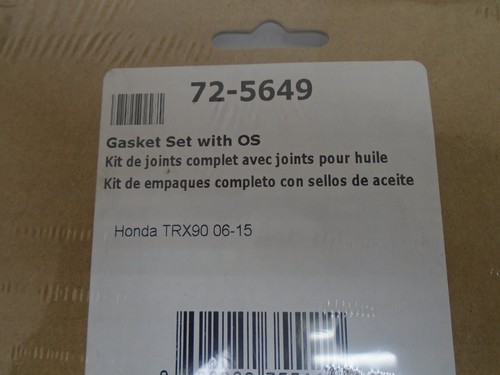 PRIME LINE 72-5649 ATV GASKET SET WITH OIL SEALS HONDA TRX90 2006-2015 - Picture 2 of 4