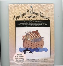 Applique  Ribbon Weave Kit Wearable Art Noah's Ark Craft Kit