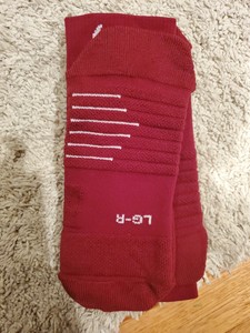maroon basketball socks