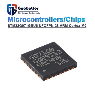 STM32G071GBU6 UFQFPN-28 ARM Cortex-M0+ 32-bit MCU Microcontroller Microprocessor