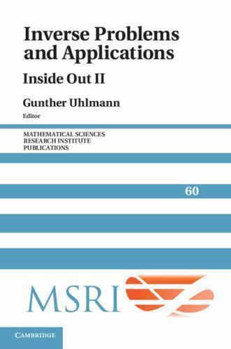 Inverse Problems Applications Inside Out II Hardcover 9781107032019 LN