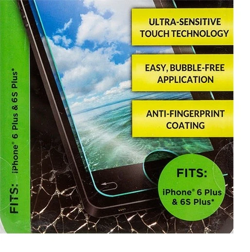 Shatter-Resistant Glass Screen Guards that Fit iPhone 6 Plus and 6s Plus - Image 3 of 3