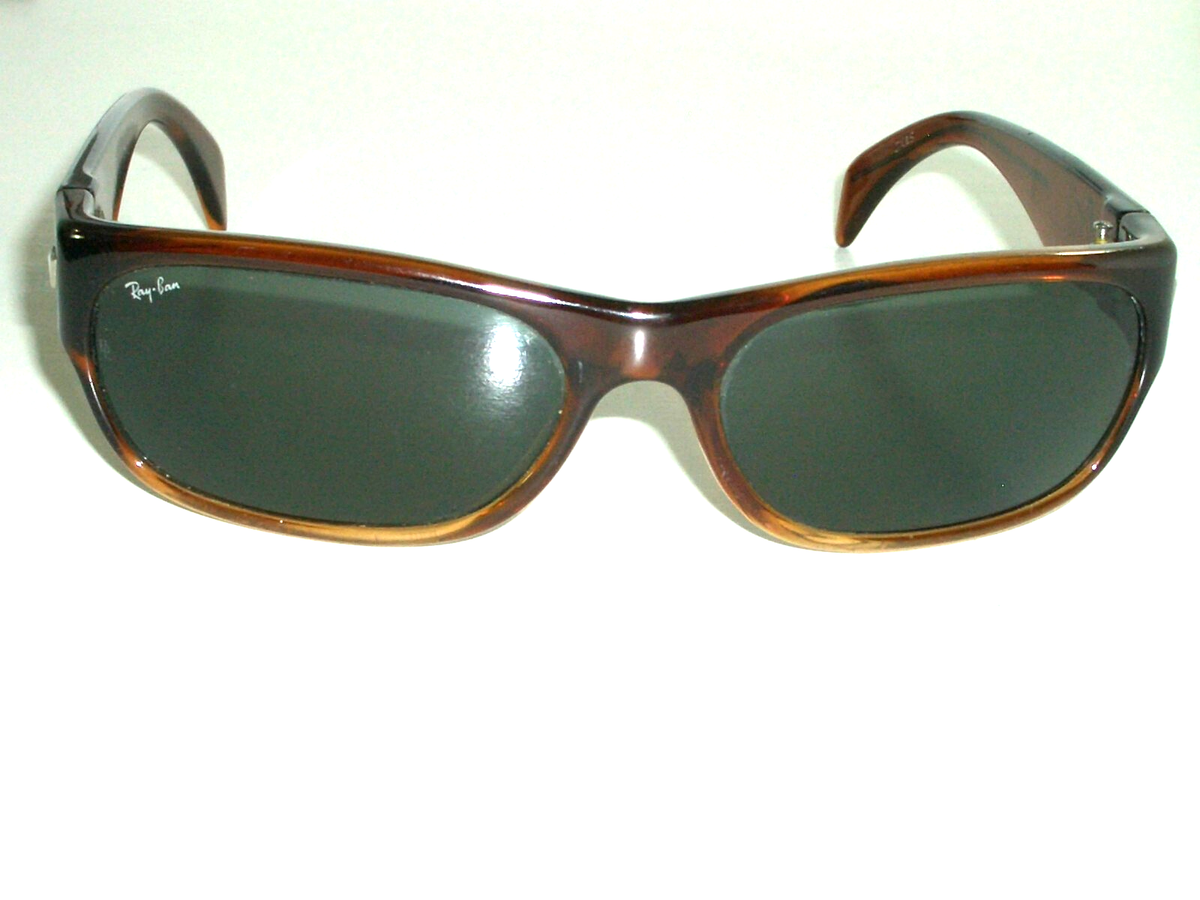 Vintage B&L Ray Ban Sleek Tortoise G15 Sunglasses W2755 Light Scratches s-l1200.jpg main image 4