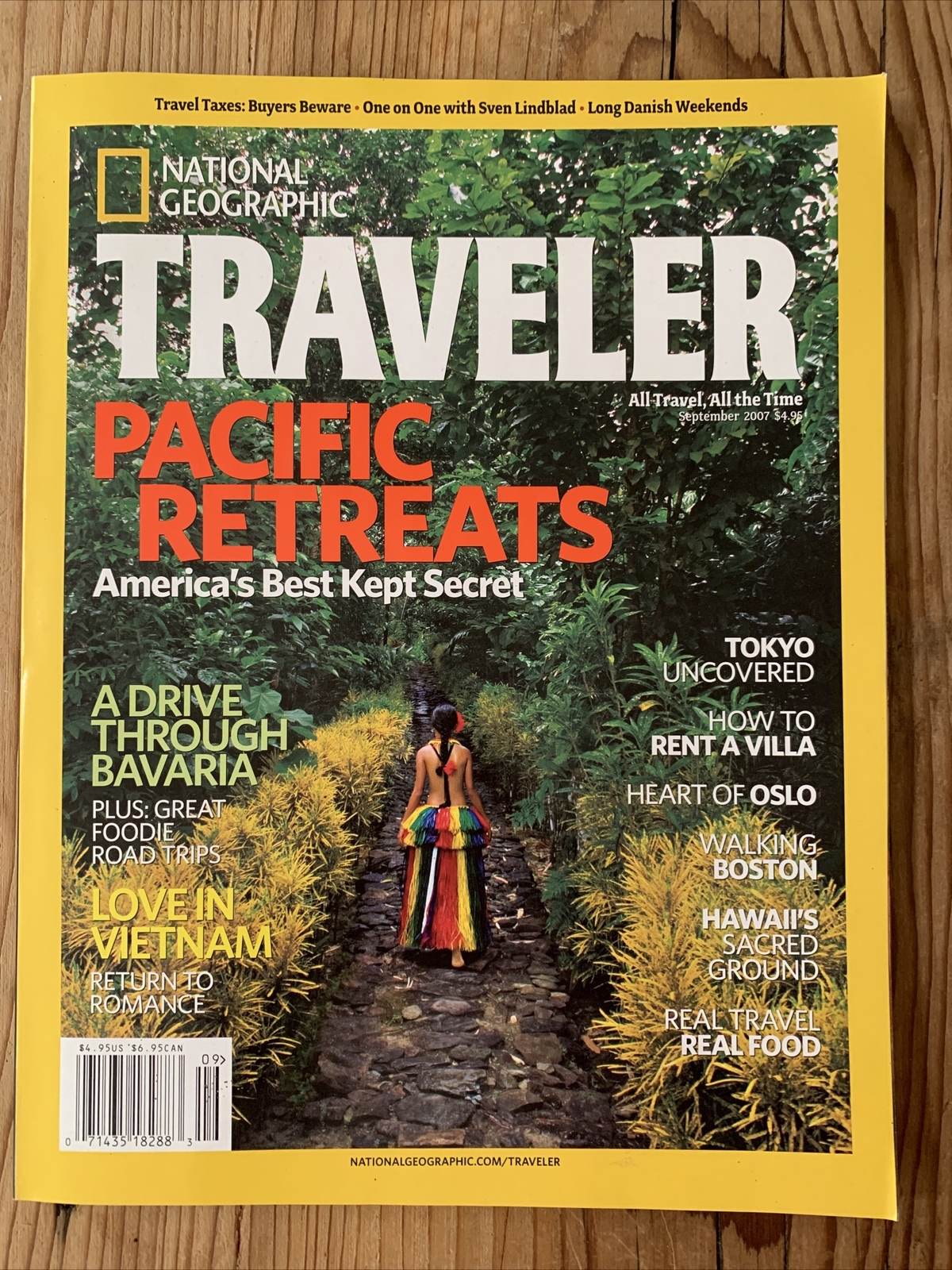 Magazine - NATIONAL GEOGRAPHIC TRAVELER - Sept 2007 - Pacific Retreats - NEW