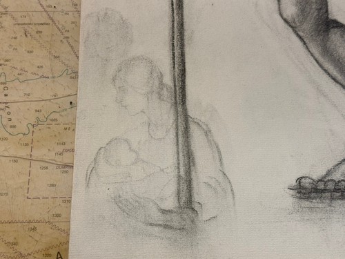 Art Deco Female Nude Sketch by Unidentified Artist - Picture 7 of 10