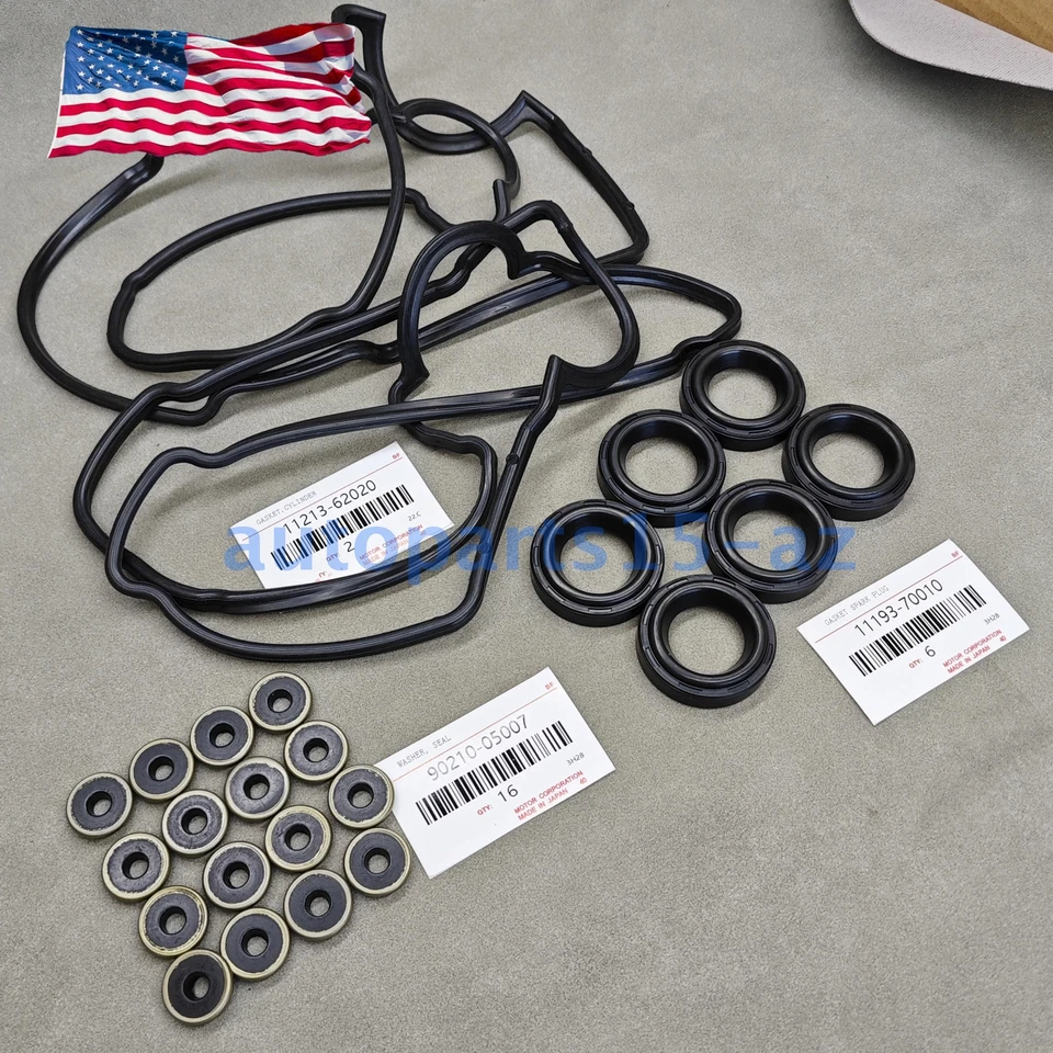 New Valve Cover Gasket For TOYOTA TACOMA 4RUNNER TUNDRA 3.4L V6 DOHC 5VZFE US Foto 4 de 4