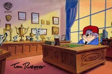 Tiny Toons Adventures-Original Production Cel/OBG-Dizzy-ACME Cable TV-Signed