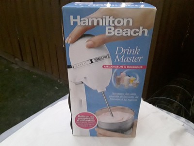 Hamilton Beach Drink Master White Milkshake Mixer 727B (2) Speed-Tilt Head NIB