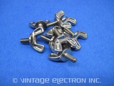  10 Stainless Steel SST Wing / Thumb Screws w/Shoulder - 8-32 X 1/2" Thread