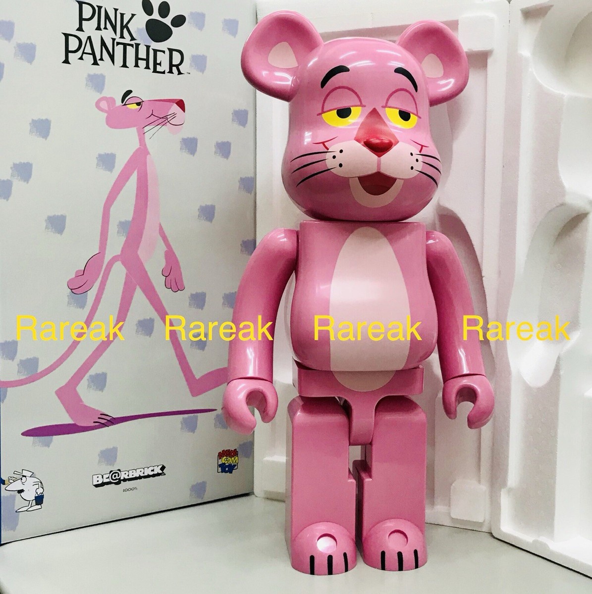 MEDICOM TOY - BE@RBRICK PINK PANTHER 1000％ Medicom Toy BE@RBRICK - Pink Panther 1000% Bearbrick Bear