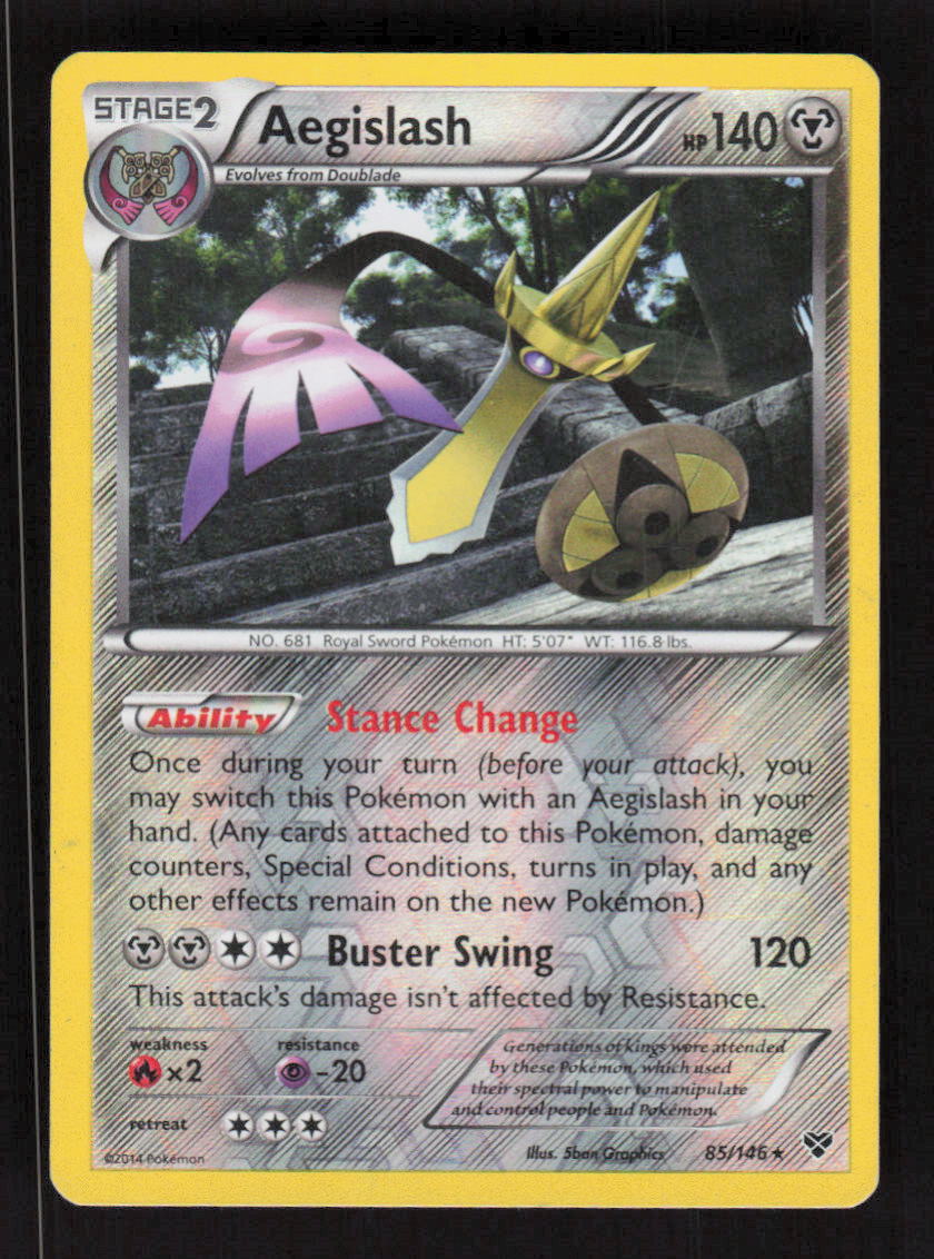 Pokemon XY Base Set #85/146 Aegislash (85) Rare