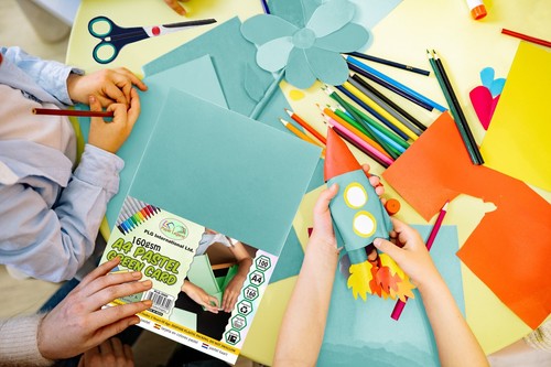 A4 Origami Paper Pastel Pages Bulk Cardstock 160gsm Arts Craft Colorful Projects - Picture 6 of 29