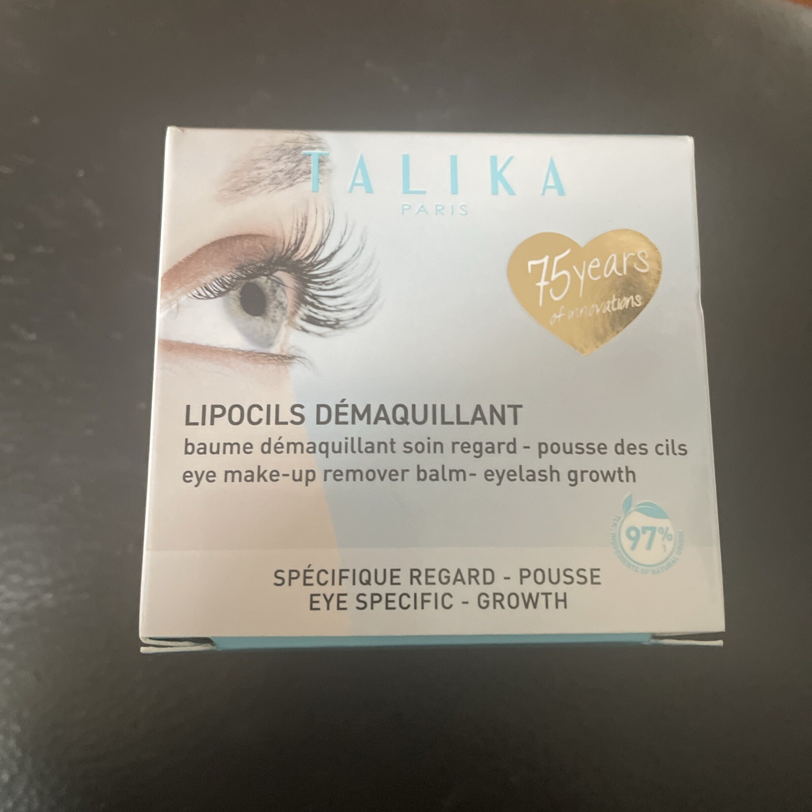 Cils plus longs avec TALIKA LIPOCILS DÉMAQUILLANT baume yeux anti-chute