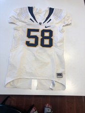Game Worn Used Nike Cal Golden Bears Football Jersey #58 Size 48