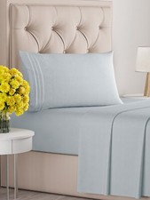 Twin XL Size 3 Piece Sheet Set - Comfy Breathable Cooling Sheets - Hotel Lu...