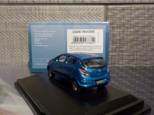 VAUXHALL Corsa - Blue - New Release Oxford Diecast 1/76 76VC005 - Picture 3 of 5