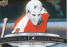 2023 Tim Hortons Collectors Series Championship Resume #CR-7 Bernie Parent