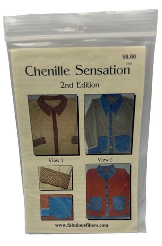 Fabulous Fibers CS03 Chenille Sensation 2nd Ed Fabric Pattern Embellish Clothing - Picture 1 of 2