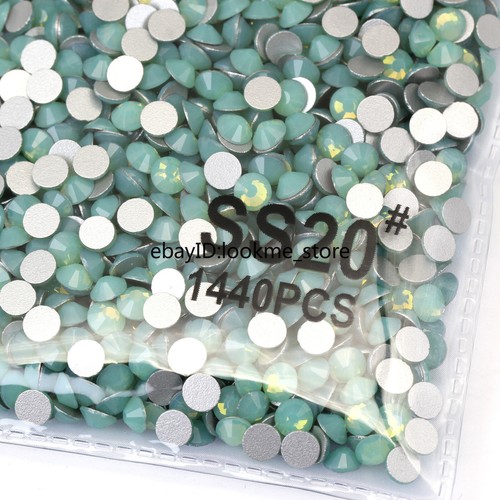 1440pcs 5mm ss20 Crystal Glass Flatback Rhinestones Gems Nail Art Crafts Beads - Picture 74 of 75