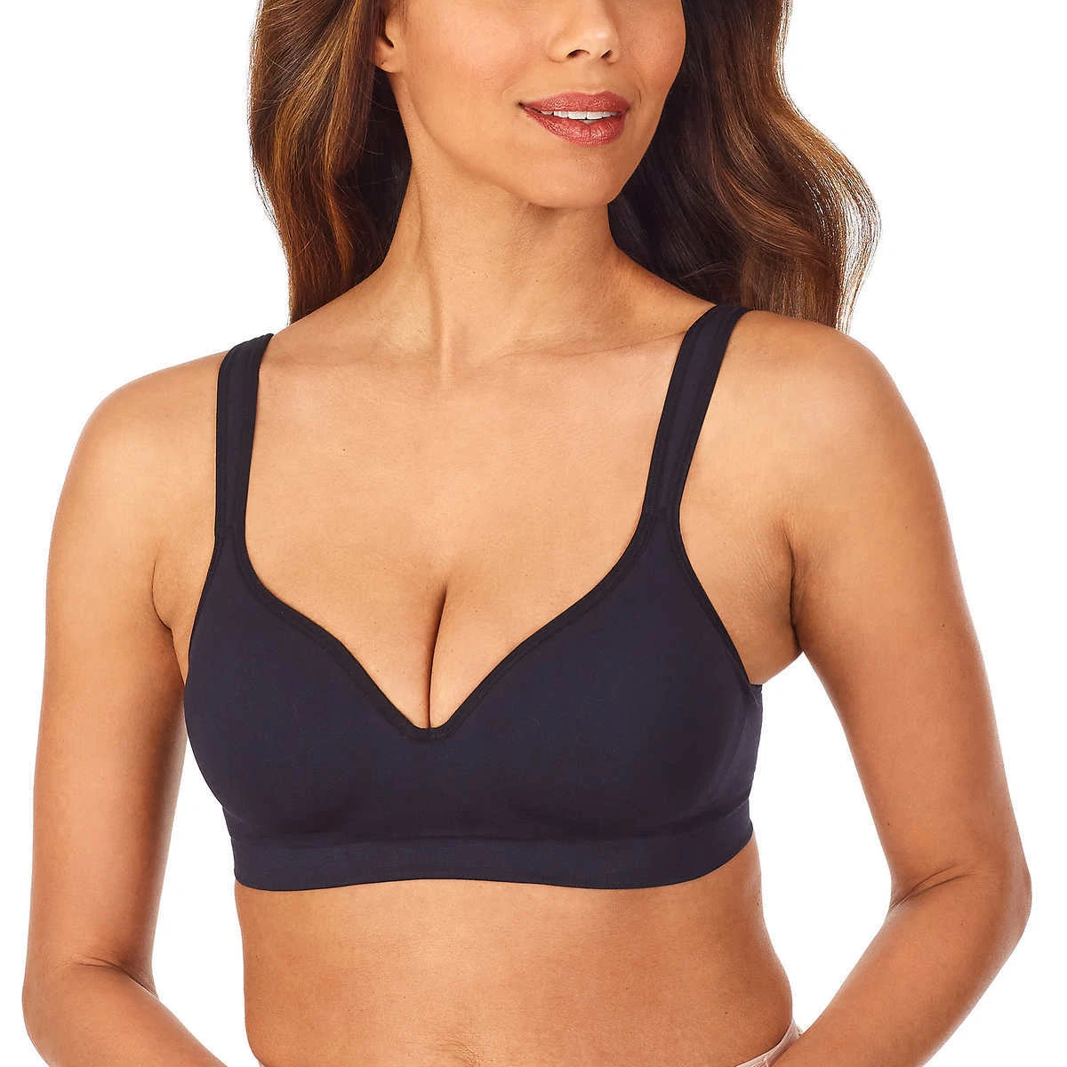 Carole Hochman Bras Adult Small *2 Pack* Black/Moonlight Seamless