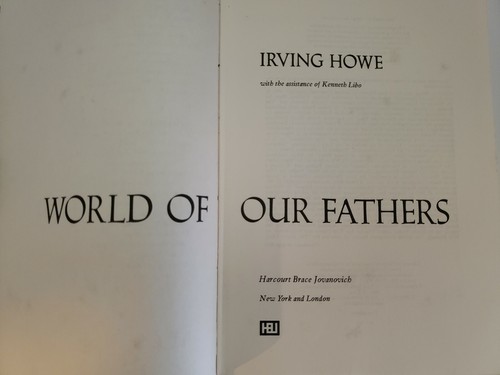 World Of Our Fathers By Irving Howe, First Edition, 1976 - Picture 5 of 12
