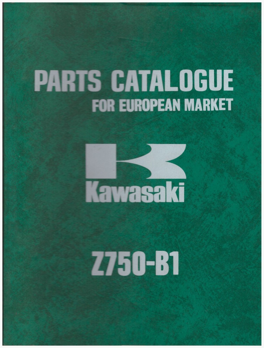 Parts Catalogue - Kawasaki Z 750 B1 Edition 1975 99997-675 | eBay