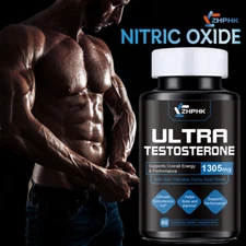 Natural Testosterone Booster - Increase Energy Improve Muscle Strength & Growth