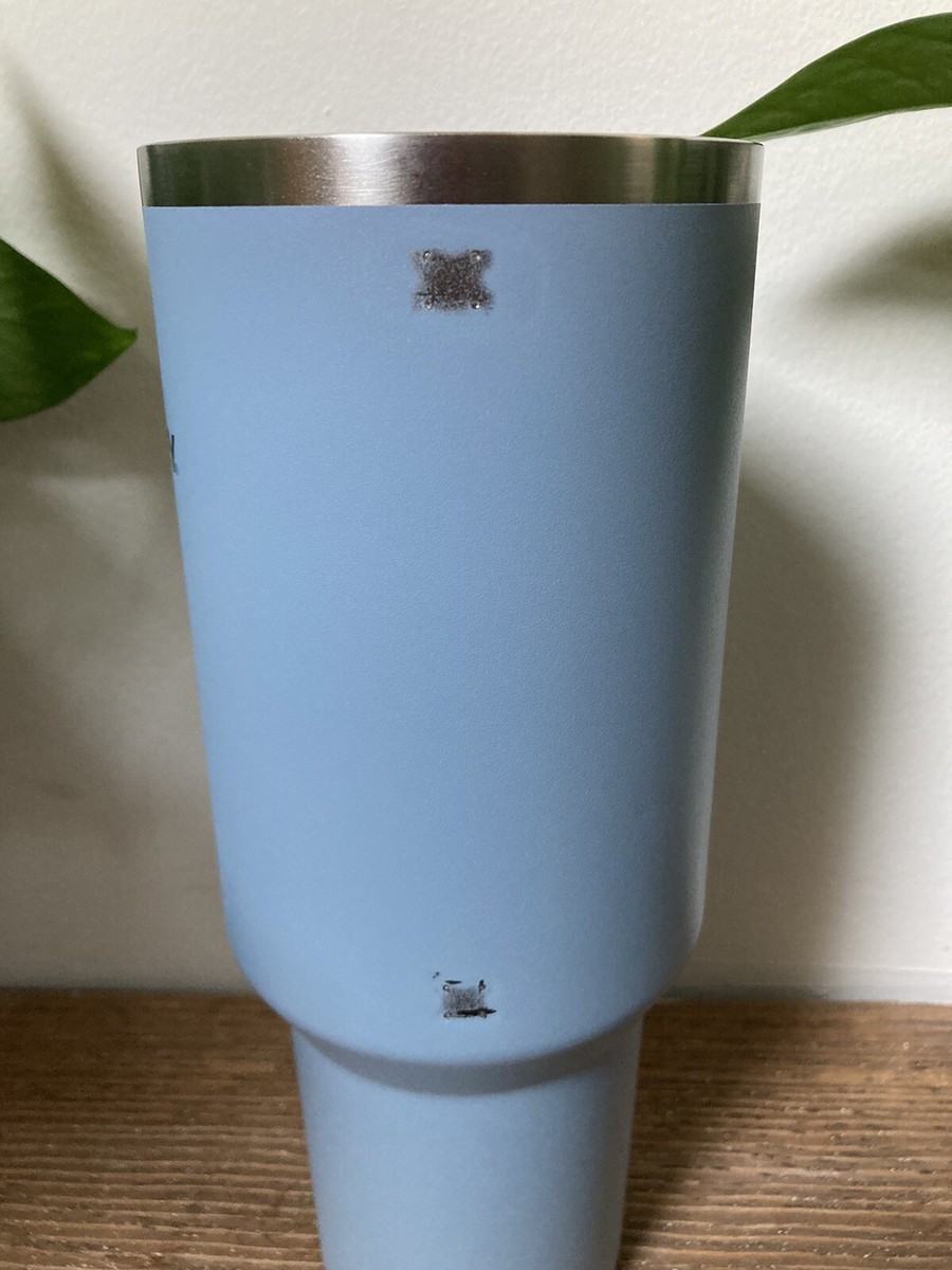 STANLEY TUMBLER 40oz Light Blue ** Flaws ** No Handle No Top