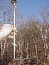 nickel Bass Drum L cymbal arm with tilter, for Slingerland Ludwig Rogers Gretsch