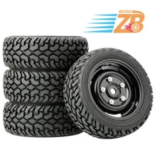 1/10 Rally RC Car Grain Rubber Tires Wheels For Traxxas Tamiya Hsp Hpi Kyosho