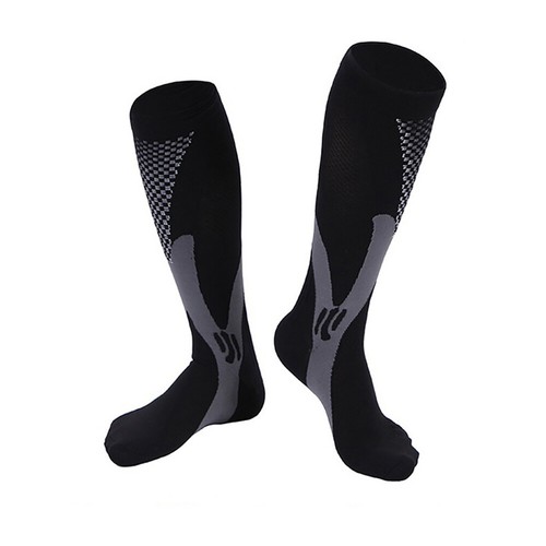 Compression Socks Knee High Stockings Leg Support Calf Sleeves Sports Men Women - Picture 2 of 50
