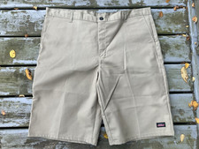 Dickies Men Sz 42 Multi-Use Pockets Twill Work Shorts Khaki Tan Loose Fit NWT