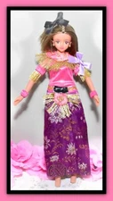 VTG Takara Japan Ellie Fashion Doll Balinese World Jenny Friend Barbie Tan Skin