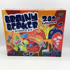 20+Science Experiments for Kids Brainy Beaker Science Kit Gift Set Homeschool
