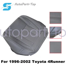 For 2000 2001 Toyota 4Runner Driver Bottom Synthetic Leather Seat Cover Gray