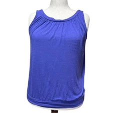 LOFT Outlet Blue/Purple Sleeveless Knit Top Size Medium