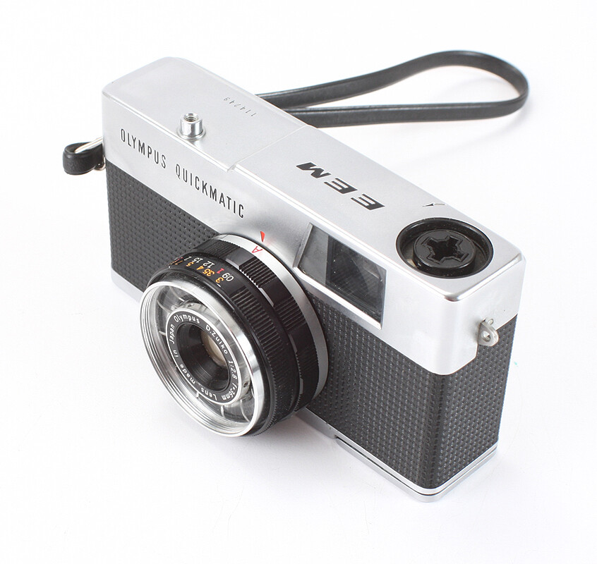 mm OLYMPUS QUICKMATIC EEM, 36/2.8 D.ZUIKO, DEFECTIVE, CORROSION
