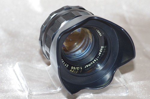 Objectif M42 55mm f2 SUPER TAKUMAR avec bouchons, pare-soleil, housse, PIQUE TOP - Photo 11/24