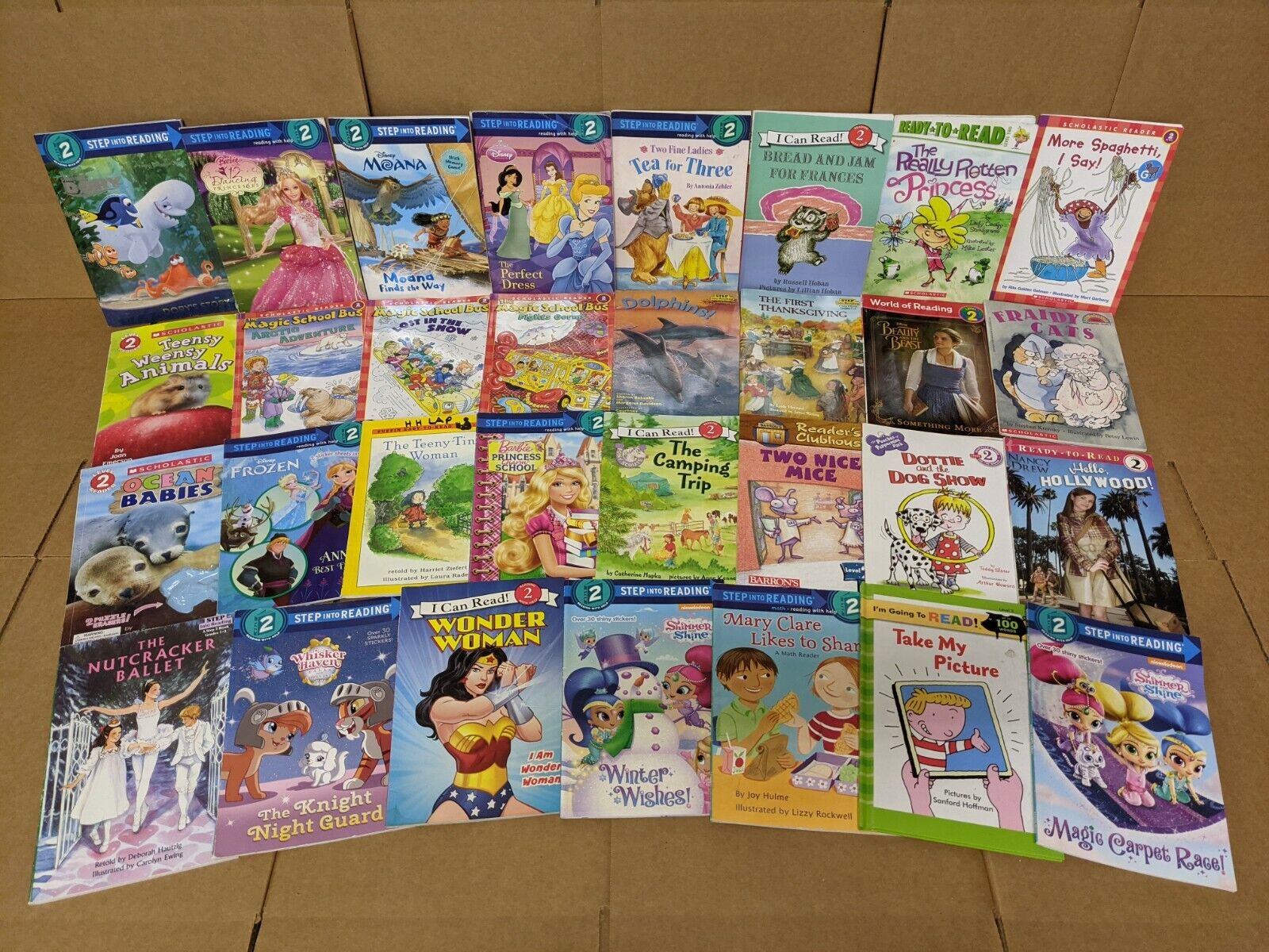 Lot of 10 Level 2~RL~Ready to-I Can Read-Step into Reading-Learn Read Books  MIX eBay