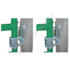  Co-Line Lockable 2-Way Livestock Gate Latch Auto Close Door Swimming Lock, 2pcs