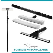 Telescopic Squeegee Cleaner 3.5 meter Window Glass Cleaning Extendable Pole Kit