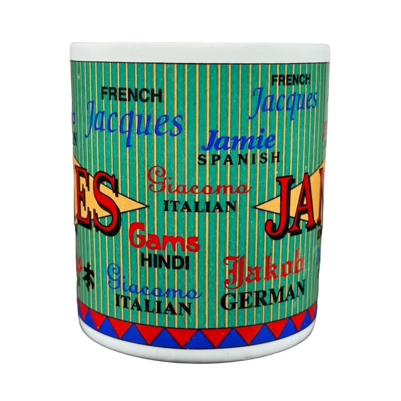 Taza James International Names Giftcraft Foto 4 de 4