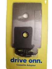 Drive Onn Tape Cassette Adapter Tape to 1/8" Output Plug New w/ Bonus Adaptor