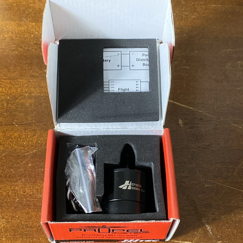 HITEC ENERGY PROPEL SYSTEMS BRUSHLESS MOTOR W/INTEGRATED SPEED CONTROL 61111 CW - Image 2 of 2