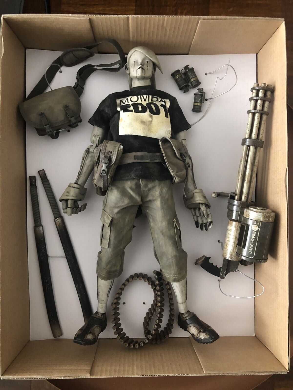 ThreeA 3A Edo TK EDO Commander Momba EDO1 Tomorrow King 1/6th Popbot Ashley Wood