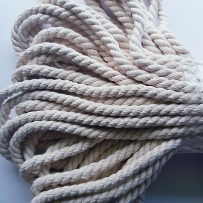 3mm Thick Cotton Rope - 100 Meter (330 Ft) Spool, Several Colors, For Crafts & Decor (Tan) - View #11